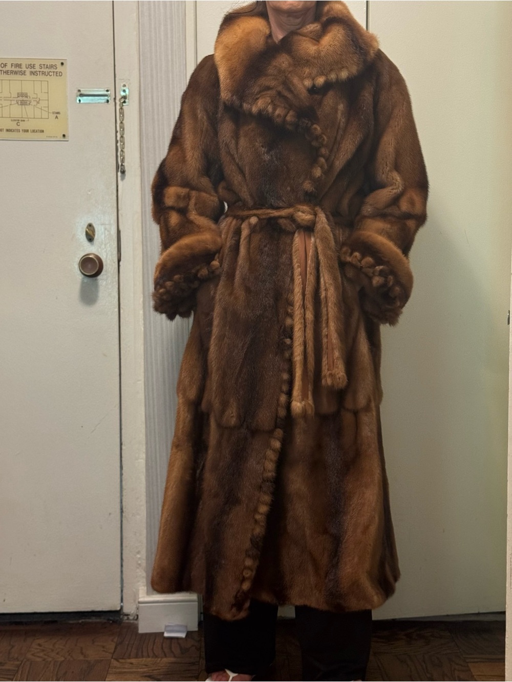 Luxurious Brown Fur Coat